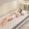 Cojín para Colchón de Espuma Viscoelástica de Seda de Leche Hogar Dormitorio Alquiler Especial Tatami Dormitorio Estudiante Esterilla de Protección de la Columna Vertebral