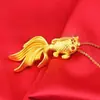 Chapado en oro de Vietnam moda femenina temperamento Joker colgante pez dorado comercio electrónico en vivo fábrica al por mayor artículo carpa