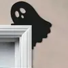 Decoración de Marco de Puerta de Madera para Halloween Transfronteriza Esquina de Puerta Esquina Atada Decoración de Pared para el Hogar Madera Maciza Creativa Hecho a Mano