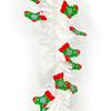 2 m Decoración de Muñeco de Nieve Navideño Arreglo Palitos de Lana de Color Decoración de Árbol de Navidad Calcetín Navideño Macarrón Palitos de Colores
