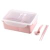 Caja Bento Japonesa Dividida para Sándwich Gran Capacidad Caja de Almuerzo para Oficinista Estudiante Caja de Frutas Caja para Acampar al Aire Libre Picnic