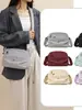 Bolso Bandolera de Tela de Nylon para Mujer 2025 Nuevo Versátil Casual Moda Multicompartimento Bolsa de Cosméticos Lona Bolsa para Madre