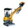 Excavadora pequeña nueva de 1.5 toneladas para exportación, se puede equipar con un martillo hidráulico, adecuada para renovación de patios y uso agrícola