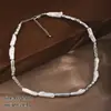 Collar de Perlas de Agua Dulce, Cadena para Suéter de Lujo Ligero Nicho, Collar de Joyería de Perlas de Lujo Ligero de Gama Alta, Diseño de Nicho
