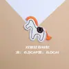 Frete Grátis Adesivos de Envelope Vermelho de Pônei Patches de Tecido Bordados Autoadesivos para Chapéus, Capas de Celular, Lenços, Patches Decorativos, Acessórios de Roupa e Patches
