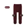Inverno Novo Bebê Meia-calça Forrada com Lã Infantil Sem Costura Espessada Quente Leggings Meninas Meia-calça Infantil