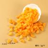 Simulado DIY Fruta Miniatura Comida Juguete Pequeños Pétalos Naranjas Piezas Naranjas Pulpa Naranja Modelo de Fruta Juguete Hecho a Mano Adornos