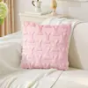 Funda de Almohada de Felpa Transfronteriza para el Día de San Valentín Amor Bordado Jacquard Cojín Sala de Estar Sofá Decoración Festiva Funda de Cojín