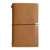 Caderno A6 Vintage Personalizado com Capa de Couro PU Macio, Elástico, Bolso de Viagem, Diário de Folhas Soltas, Logotipo Impressível