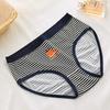 Ropa Interior Transpirable de Seda de Leche Transfronteriza con Letras de Cintura Media Estilo Japonés Lindos y Dulces Estampados para Estudiantes Femeninas Pantalones Cortos de Triángulo 929