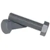Cloruro de Polivinilo M3-M20 (PVC) Tornillos de Plástico con Hexágono Exterior, Pernos Aislados Grises, Tornillos Resistentes a Ácidos y Álcalis