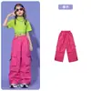 Trajes de Hip-Hop y Street Dance para Niños Ropa de Moda Disfraces de Jazz para Niñas Serie de Colores Dopamina Crop Top Ropa de Baile