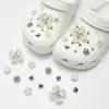 Amuletos para Zapatos Croc, Accesorios para Mujer, Clips para Zapatos DIY, Decoraciones 3D con Pedrería, Clips Desmontables, Estilo de Moda de Influencers