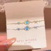 Pulsera Colgante Gatito Pequeño de Circonia Chapada en Oro Real de 14K Lujo Ligero Sensación de Alta Gama Pulsera de Nicho Joyería de Mano Exquisita y Sencilla para Mujeres