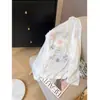 170g Floco de Neve Tencel 70% Liocel 30% Poliéster Redutor de Idade com Miçangas Estampa de Cachorro Saída de Praia com Proteção Solar para Mulheres, Camiseta Fina de Verão