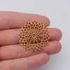 38x38mm 5,7g Multicor Materiais para Joias DIY Venda Direta de Fábrica Mais Vendido Pingente de Flor Grande