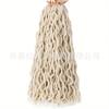Suministro Directo de Fábrica Fauxlocs Rizados 18 Pulgadas Diosa Crochet Gitano Crochet Peluca de Cabello