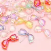 Acrílico Transparente Colorido con Agujero Pasante Accesorios de Lazo DIY Pulsera Hecha a Mano Collar Anillo Accesorios para Joyería Venta al por Mayor