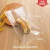 Bolsa de Embalaje para Pan Bolsa para Hornear Transparente Scone Comida Bolsa con Cierre Hermético Pequeña Galleta Pastel Tostada Sellado Bolsa Autoadhesiva