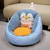 Almofada Dopamina Futon Janela de Canto Sofá Preguiçoso Almofada de Assento para Leitura no Chão Sala de Estar Tatami Cadeira de Assento com Encosto para Crianças