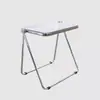 Mesa plegable transparente de moda para el hogar mesa acrílico plástico cristal foto Mesa escritorio de restaurante una generación de pelo