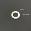 Arruela de vedação isolante de cerâmica resistente ao desgaste e a altas temperaturas, com anel de cerâmica de alumina e resistente à corrosão (pacote com 10).