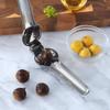 Abridor de castañas de acero inoxidable, clip de castañas cruzado, herramienta para castañas, clip para castañas, pelador de cáscara de castaña, herramienta de cocina