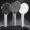 Cabezal de Ducha de Alta Presión Juego de Ducha para Baño Interruptor Multimodo Panel Grande de Mano