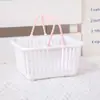 Cesta de Almacenamiento Color Arcoíris Estilo Ins Portátil Azul Escritorio Corazón de Niña Caja de Almacenamiento Linda Dormitorio Artículos Varios Caja Organizadora