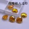 Zircônio de Corte Rosa 5A Pedra Solta Pedra Preciosa Rosa Milênio Dourado Anel Pingente Pulseira Pedra para Cravação DIY