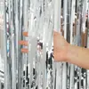 Cortina de Gotas de Lluvia Brillante de Gama Alta, Accesorios de Decoración para Fondos de Boda, Cintas de Colores para Halloween, Festivales y Decoraciones de Cumpleaños