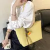 Bolso de Tote Tejido Estilo Francés para Mujer 2026 Nuevo Estilo Vacaciones de Verano Bolso de Mano de Gran Capacidad Bolso de Hombro para Viajes y Uso Diario