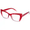 Gafas Decorativas para Fiesta de Graduación de Mujer Gafas con Montura de Moda Igual que las Celebridades de Internet Personalizadas Incrustadas de Diamantes 131 H2379