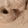 Cuerda de Cáñamo diy Cuerda Hecha a Mano de Alta Calidad Cuerda de Cáñamo Gruesa y Delgada Natural Decoración Artesanal Marco de Escalada para Gatos Cuerda para Atar Tuberías de Agua