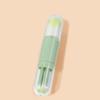 Set de brochas de maquillaje retráctiles cuatro en uno al por mayor en stock con cerdas suaves para colorete, polvo suelto y sombra de ojos, set completo de herramientas de belleza Cangzhou