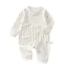 Mono de algodón puro Clase A para bebé recién nacido de 0 a 3 meses, primavera y otoño, algodón puro, sin costuras, cómodo, estilo mariposa, traje de una pieza para gatear