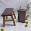 Venta Especial Liquidación Taburete Pequeño de Madera Maciza Taburete Pequeño Duradero Taburete Pequeño para el Hogar Taburete Grueso para Niños y Adultos Taburete de Madera