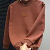 Directo de fábrica: Sudadera casual de manga larga para hombre estilo coreano, capa base gruesa, moda primavera/otoño 2026, bordada, versátil