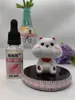 Nuevo Gato de la Suerte Mini Cabeza Grande Solar para Coche Aceite Esencial Aromaterapia Muñeca de Decoración Interior Linda Decoración Creativa