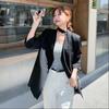 Blazer de Patchwork Casual de Calidad Mejorada, Versátil, Cómodo, Amigable con la Piel, Reductor de Edad, Nuevo para Primavera y Otoño 2025, Moderno