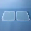 1.5 Caja Cuadrada Alta Caja de Cartón Caja de Plástico Transparente Cuentas de Arroz Hilo Dental Caja de Empaque para Productos Pequeños Caja de Almacenamiento para Pulseras