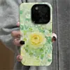 Funda de Pintura al Óleo Flor de Loto Dos en Uno para iPhone 17 Pro Max, Apple 15 Pro/16