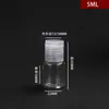 Estoque Pronto do Fabricante de Garrafas Plásticas Transparentes para Animais de 10-300ml com Tampas Borboleta, Flexíveis para Dispensar Cosméticos, Garrafas Flip-Top