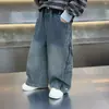 Ropa para niños para niños, pantalones de otoño, nuevo estilo primavera y otoño 2026, jeans elegantes para niños mayores, pantalones largos de otoño para niños