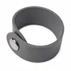 Anillo de almacenamiento de botón a presión de cuero PU para bufandas, corbatas, diademas y accesorios, organizador de cajones con anillo de hebilla de cuero