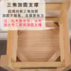 Taburete Pequeño, Taburete Bajo de Madera Maciza con Respaldo, Silla Infantil, Banco Pequeño, Taburete de Madera, Taburete de Jardín de Infancia, Taburete para Lavar Pies, Uso Doméstico para Adultos
