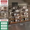 Estante para té estante de almacenamiento estante para juego de té vitrina de té no es madera maciza adornos para sala de té estilo chino nuevo tetera Zisha estante de exhibición antiguo