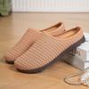 Zapatos Birkenstock Planos Bohemios 2025 Ropa de Abrigo para Mujer Calzado Tejido Hueco Transpirable Medias Caladas Slip-On Chanclas Transfronterizas