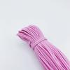 Banda Elástica Colorida Alta Elasticidad Duradera Cordón Elástico 2.5mm Accesorios Cordón Elástico para Ropa Fabricante Cordón Elástico Redondo Venta al por Mayor
