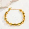 Juego de Joyería Retro de Conchas Europeas y Americanas, Collar, Pulsera, Pendientes, Juego de Tres Piezas, Accesorios de Estilo Ligero de Lujo Costero, Al Por Mayor en Stock